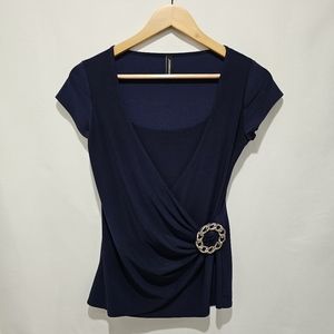 Navy blue top Size small
